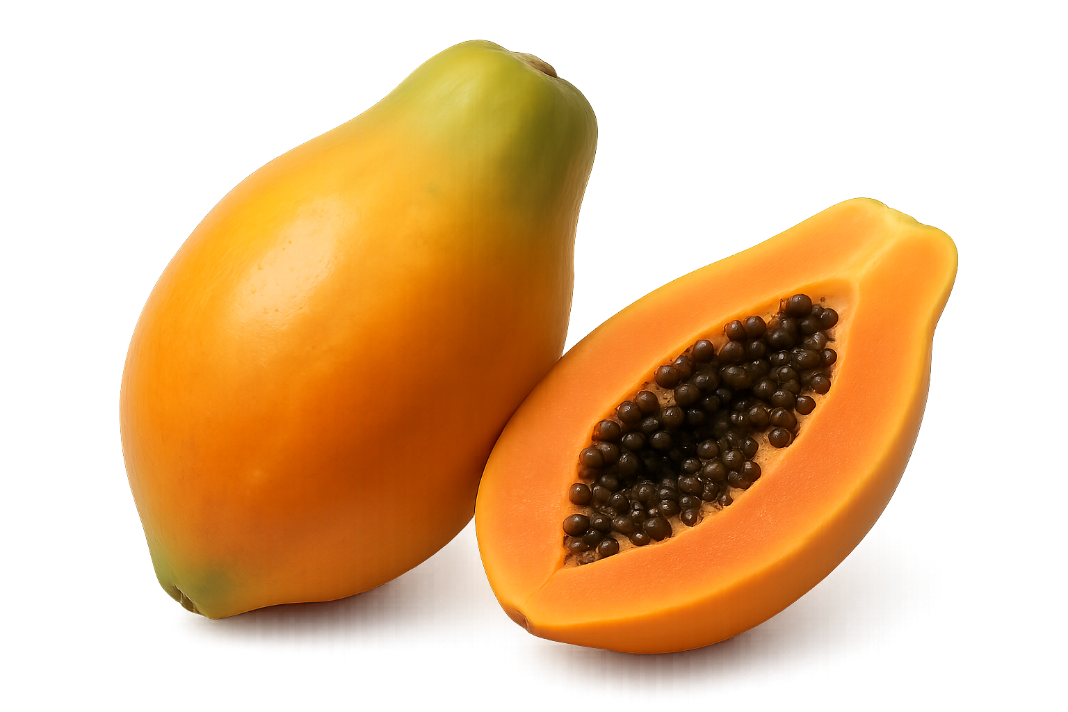 20250920_1139_Papaya and Slice_simple_compose_01k5jk89e9eeys08gbvx4we3bh